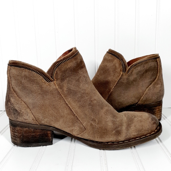 Born Montoro Suede Distressed Booties - Picture 6 of 14